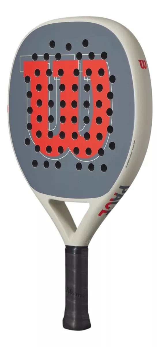 PALA WILSON PACE V1 ARENA/ROJO PARA PÁDEL
