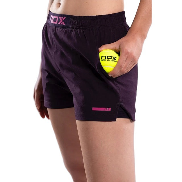 Short deportivo mujer pro deep purple