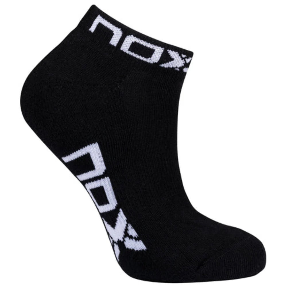 NOX CALCETINES TÉCNICOS TOBILLEROS BLACK/WHITE