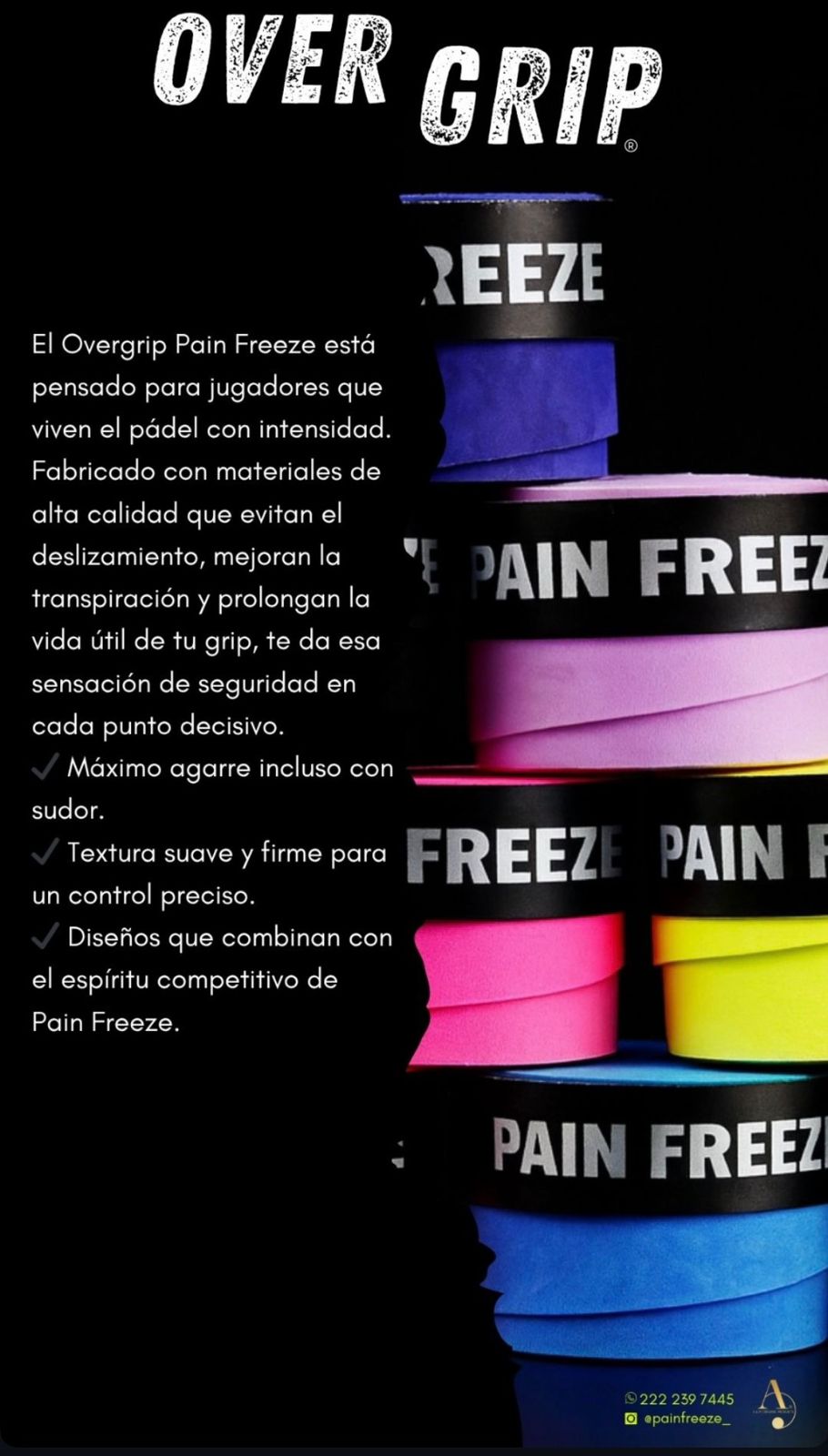 OVERGRIP PAINFREEZE (1 PIEZA)