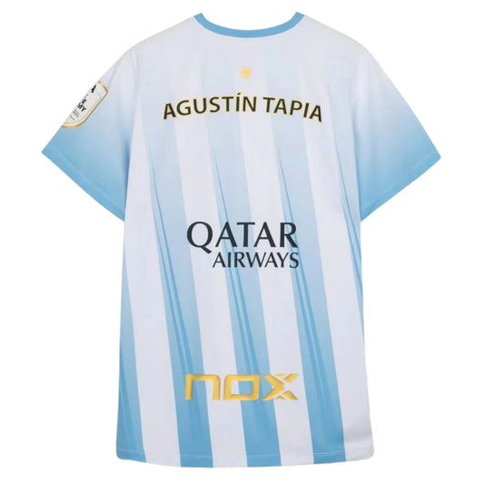 NOX CAMISETA SPONSORS AT10 AZUL CLARO AGUSTÍN TAPIA