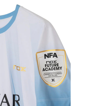 NOX CAMISETA SPONSORS AT10 AZUL CLARO AGUSTÍN TAPIA