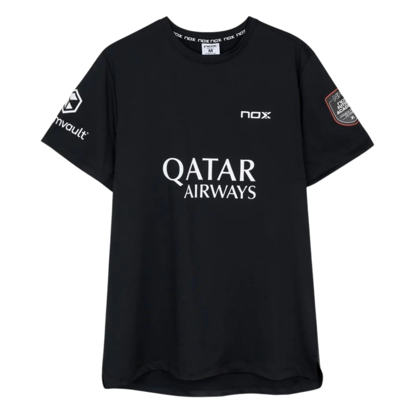 NOX CAMISETA SPONSORS AT10 NEGRO DE AGUSTÍN TAPIA 2026