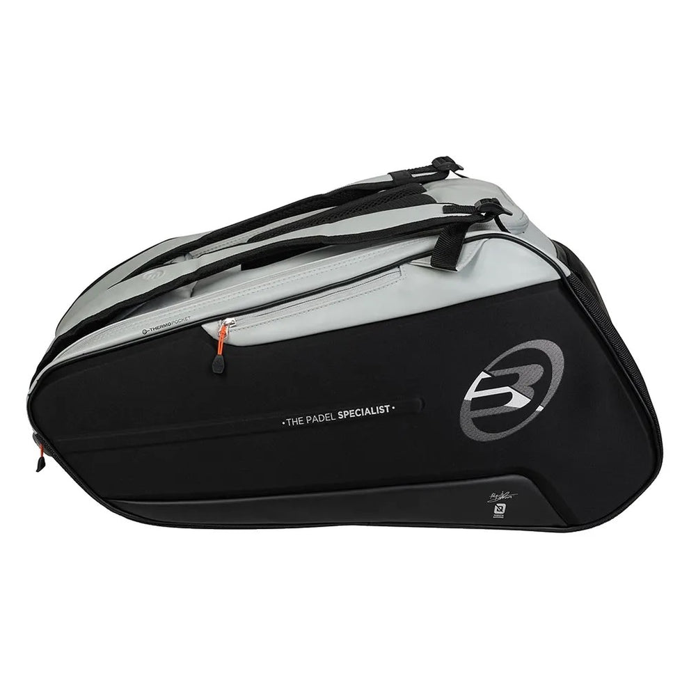 Paletero Bullpadel Avant Gris – Mochila Y Bolsa De Mano, 2 Compartimentos Para Palas, Gran Capacidad