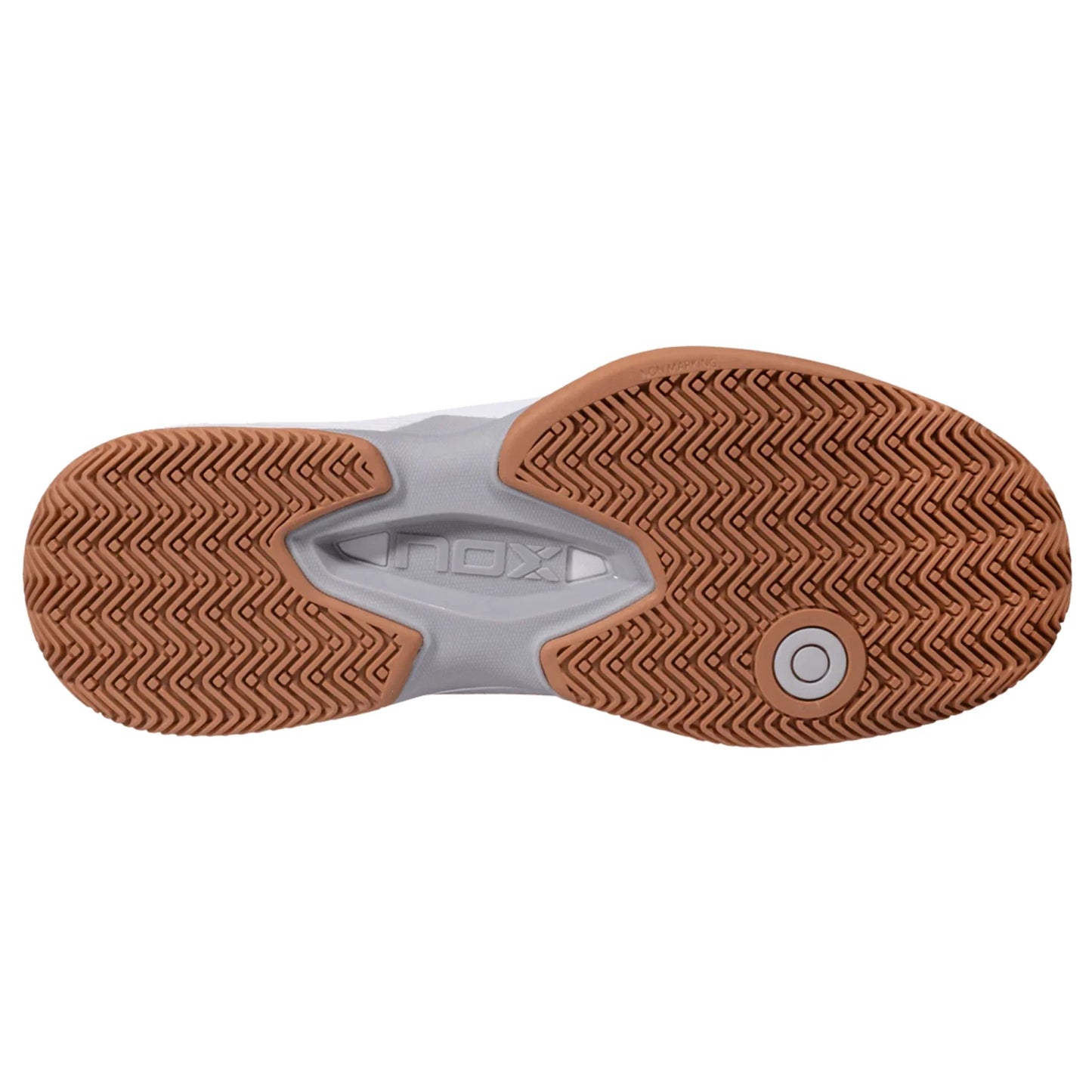 NOX TENIS DE PADEL NERBO BLANCAS CON SUELA CAREMELO