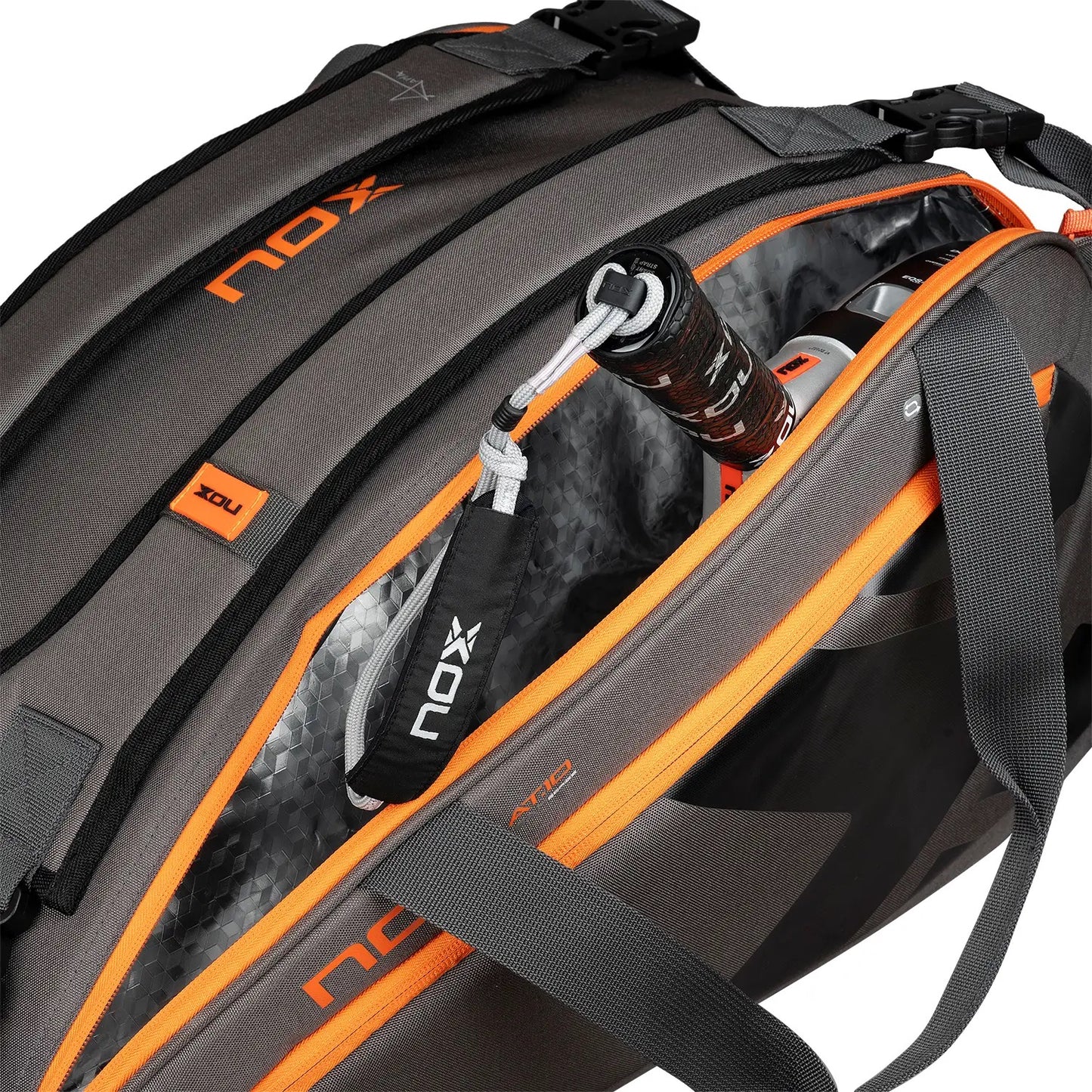 PALETERO NOX AT10 TEAM GRIS NARANJA