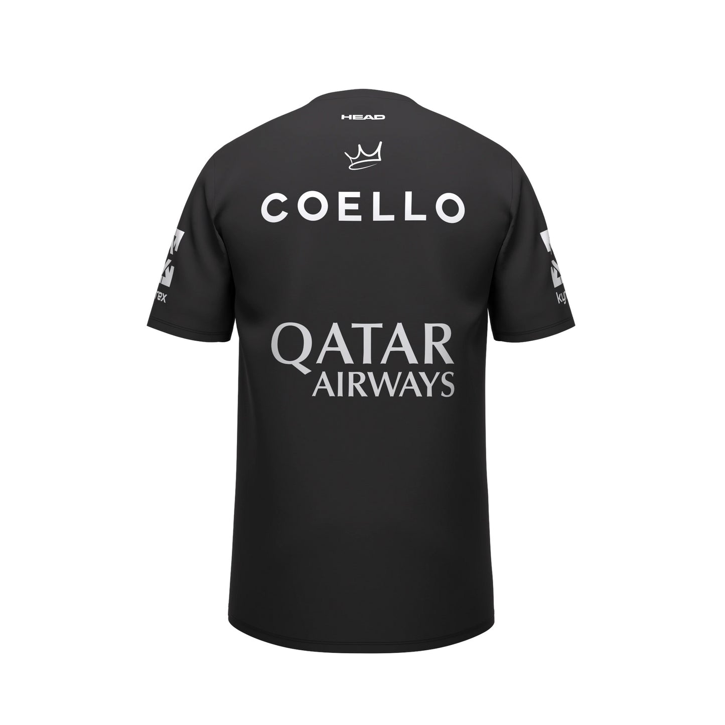 CAMISETA HEAD OFICIAL ARTURO COELLO 2026 NEGRA