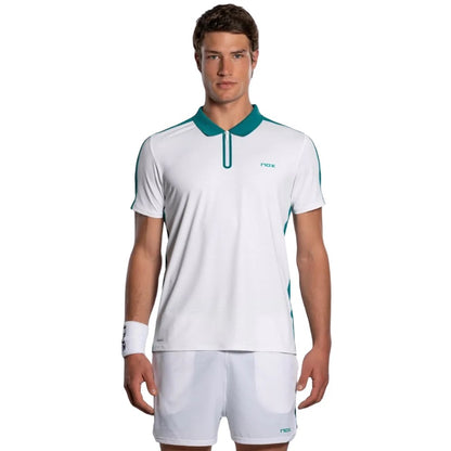 NOX POLO HOMBRE PRO WHITE / IVY GREEN
