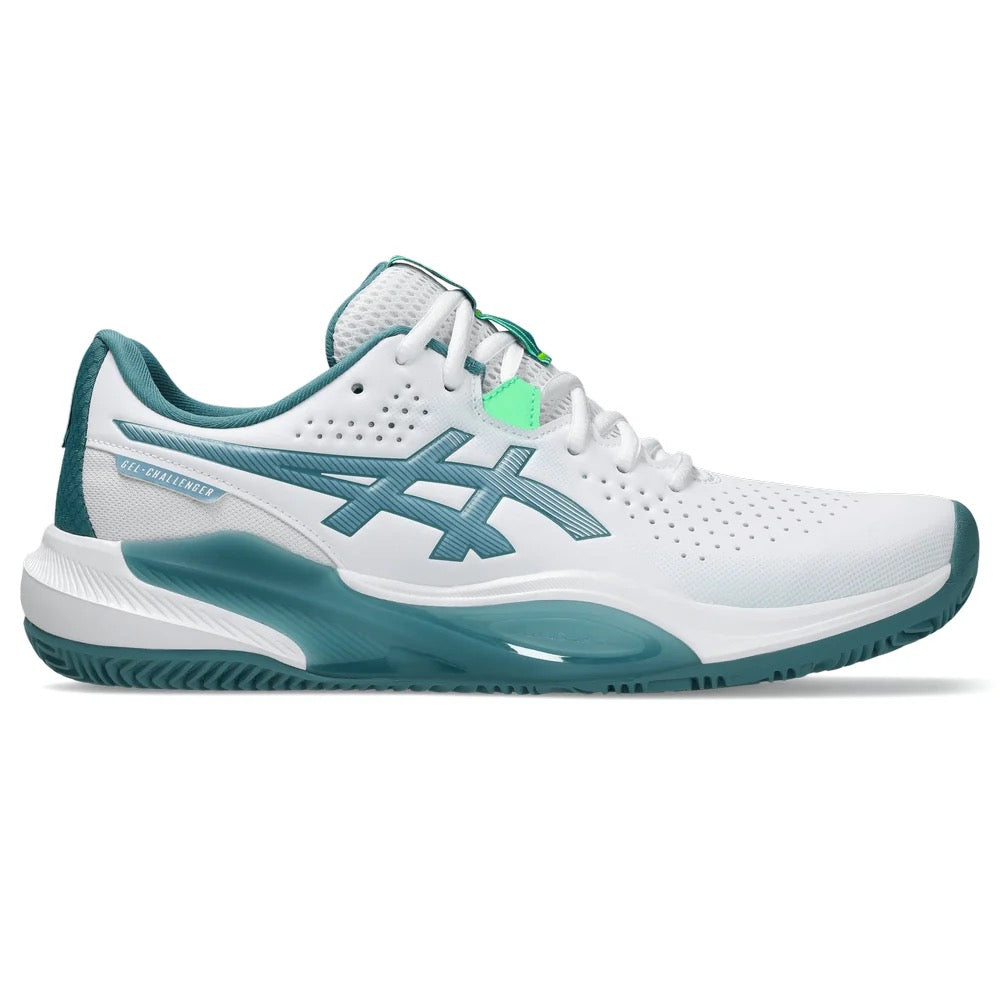 ASICS TENIS GEL-CHALLENGER 15 HOMBRE WHITE/MISTY PINE