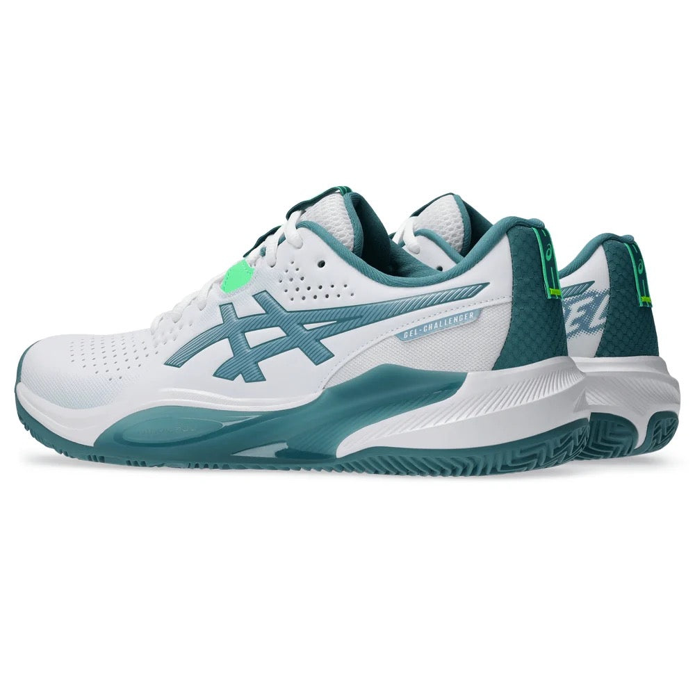 ASICS TENIS GEL-CHALLENGER 15 HOMBRE WHITE/MISTY PINE