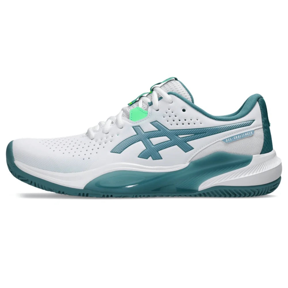 ASICS TENIS GEL-CHALLENGER 15 HOMBRE WHITE/MISTY PINE