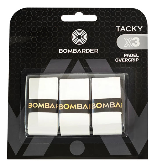 Overgrip De Padel Tacky Bombarder 3pack Blanco