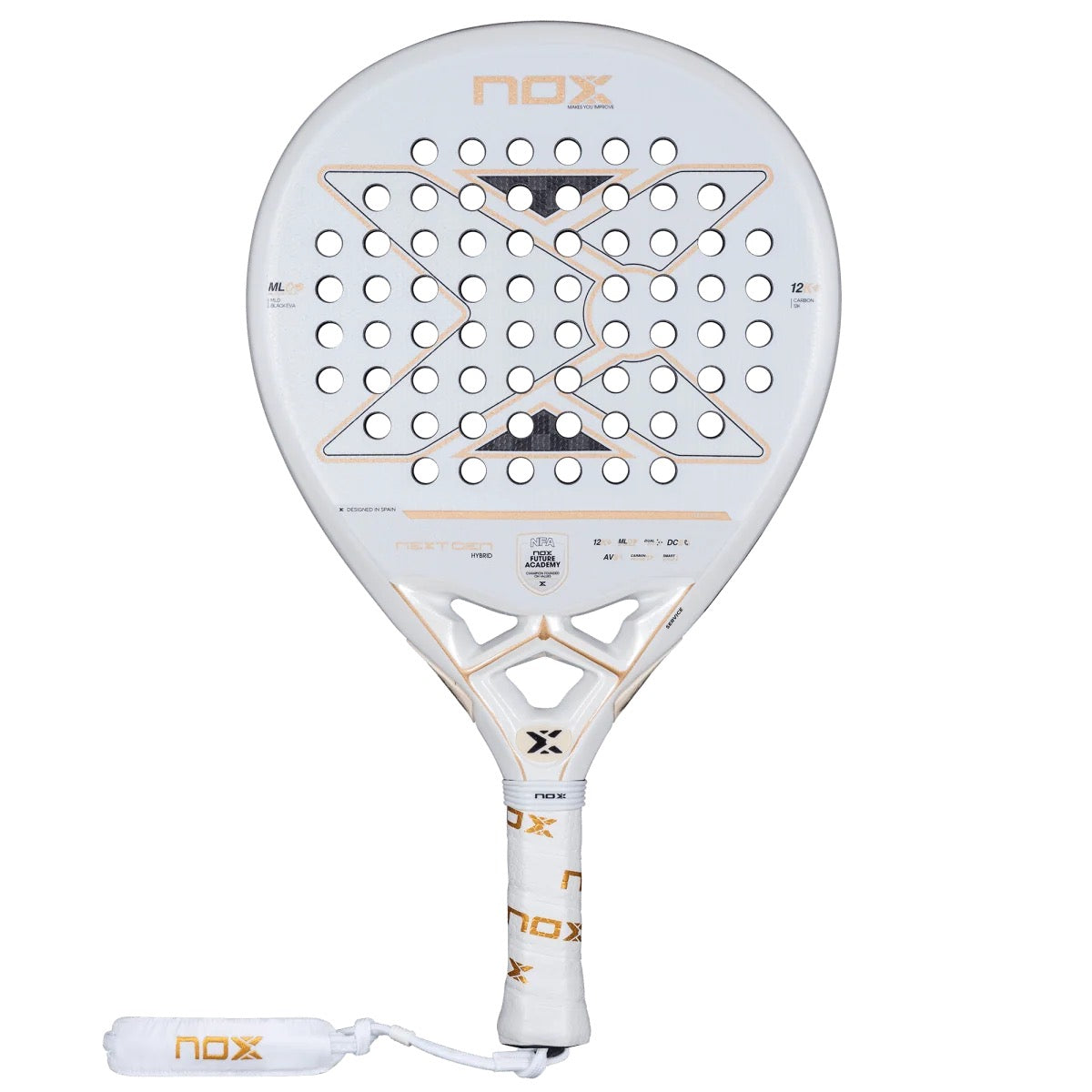 NOX PALA DE PADEL NEXTGEN PRO HYBRID 12K NFA SERIES