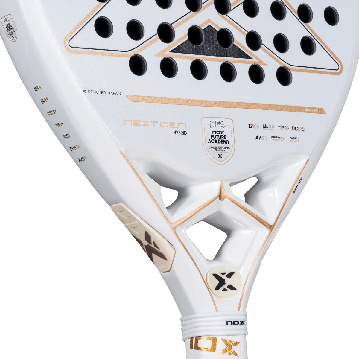 NOX PALA DE PADEL NEXTGEN PRO HYBRID 12K NFA SERIES