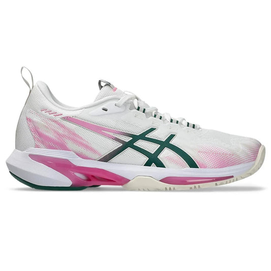 ASICS WOMEN SHOES SONICSMASH WHITE/JEWEL GREEN