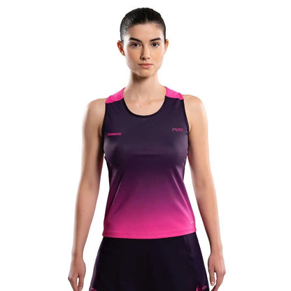 Camiseta tirantes pro Blackberry rosa degradado