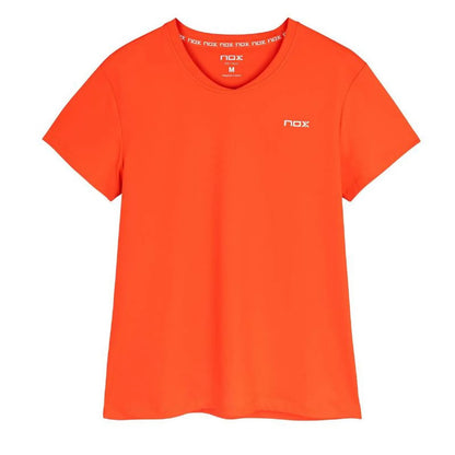 Camiseta Nox Team Sleeve Rojo Mujer