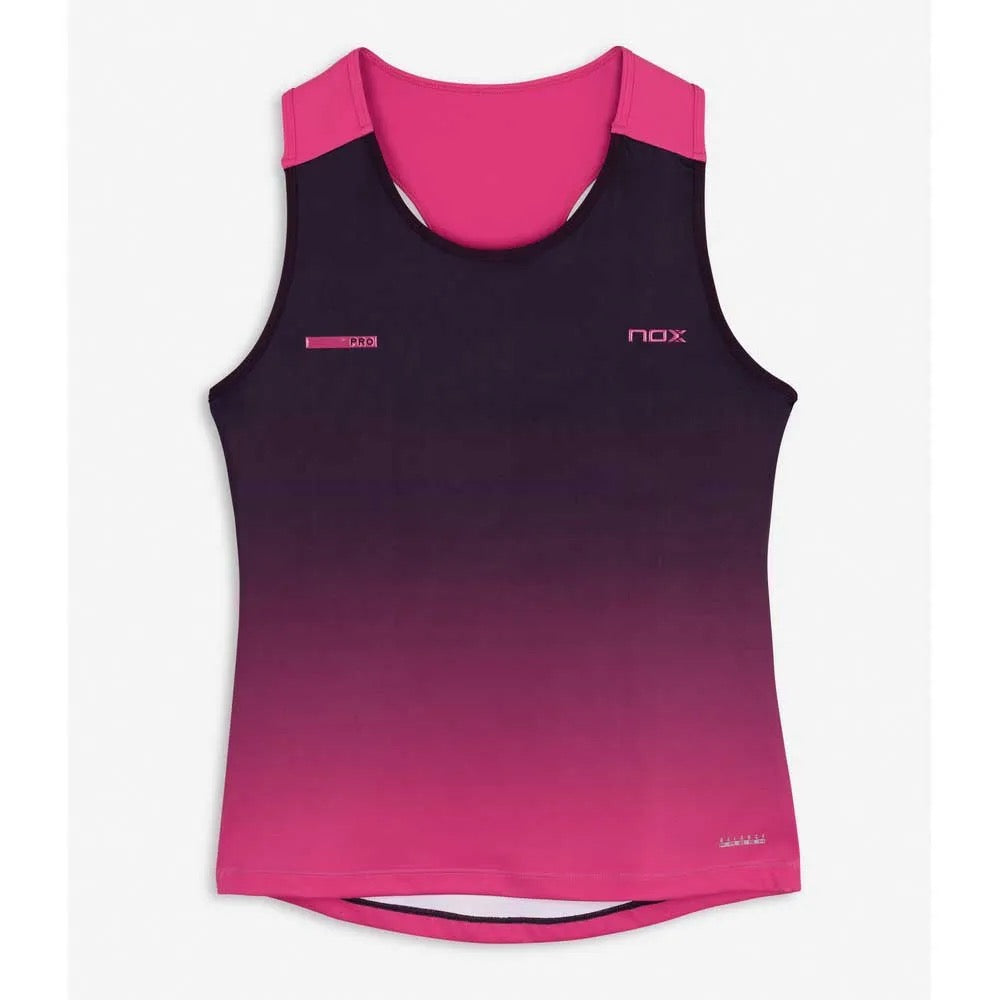 Camiseta tirantes pro Blackberry rosa degradado