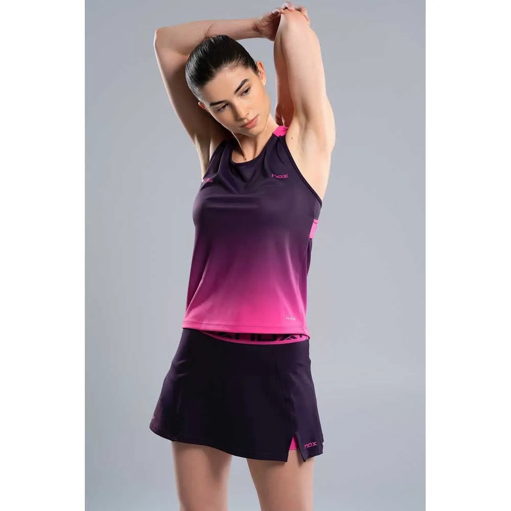 Camiseta tirantes pro Blackberry rosa degradado