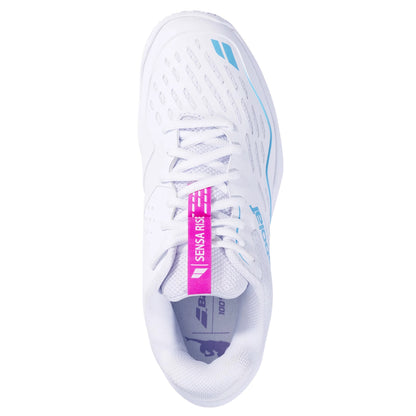 BABOLAT TENIS SENSA RISE WOMAN WHITE/RHODAMINE RED