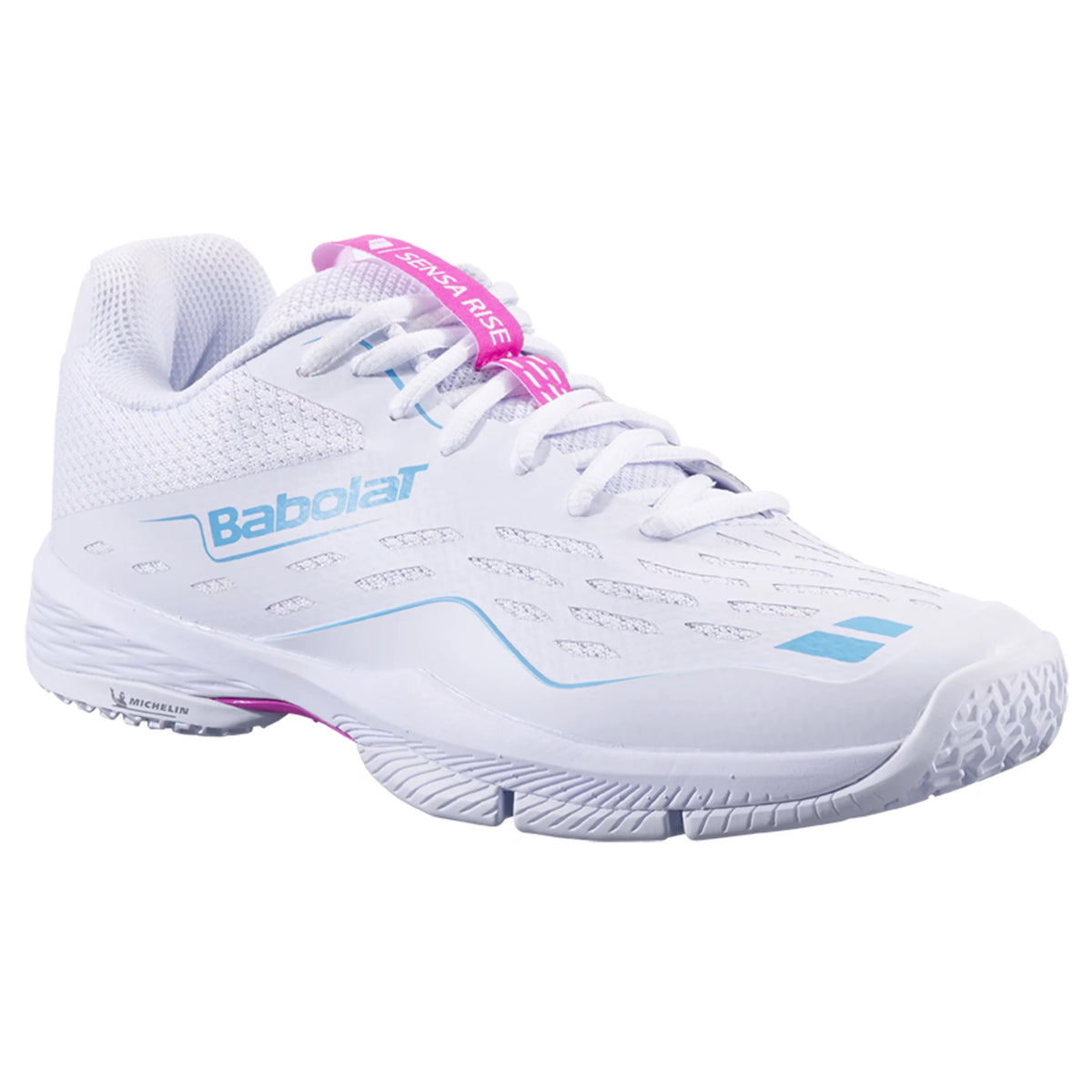 BABOLAT TENIS SENSA RISE WOMAN WHITE/RHODAMINE RED
