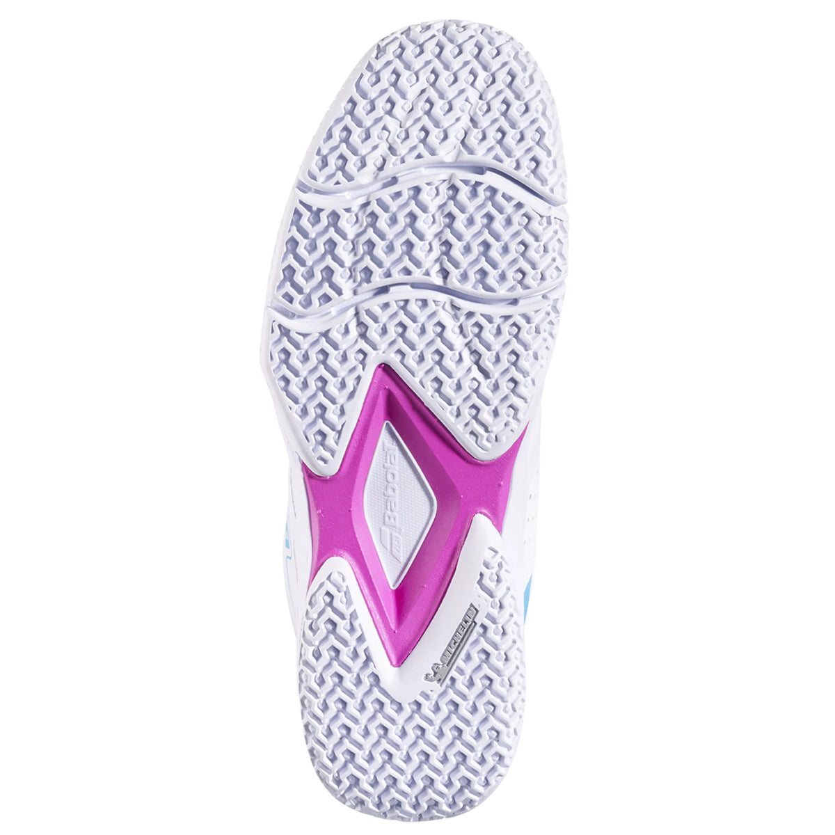 BABOLAT TENIS SENSA RISE WOMAN WHITE/RHODAMINE RED