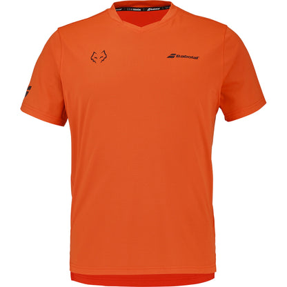 BABOLAT PLAYERA CREW NECK TEE LEBRON MEN RED/ ORANGE