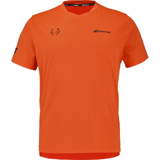 BABOLAT PLAYERA CREW NECK TEE LEBRON MEN RED/ ORANGE