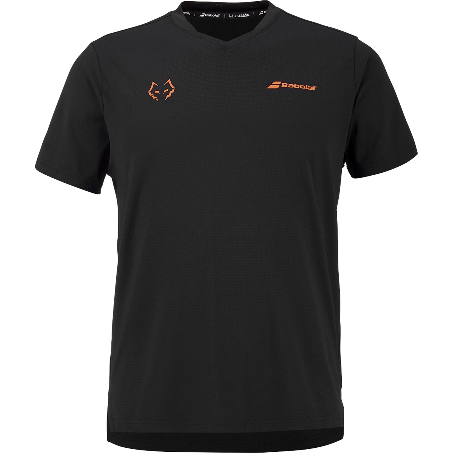 BABOLAT PLAYERA CREW NECK TEE LEBRON MEN BLACK/ BLACK