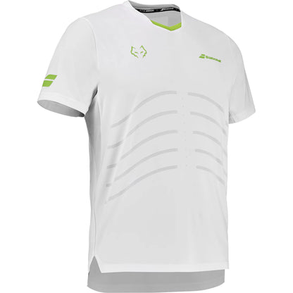 BABOLAT PLAYERA CREW NECK TEE RÉPLICA LEBRON MEN WHITE/WHITE