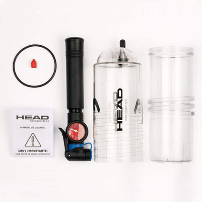 Presurizador de Pelotas Head Pump X3 + Bomba