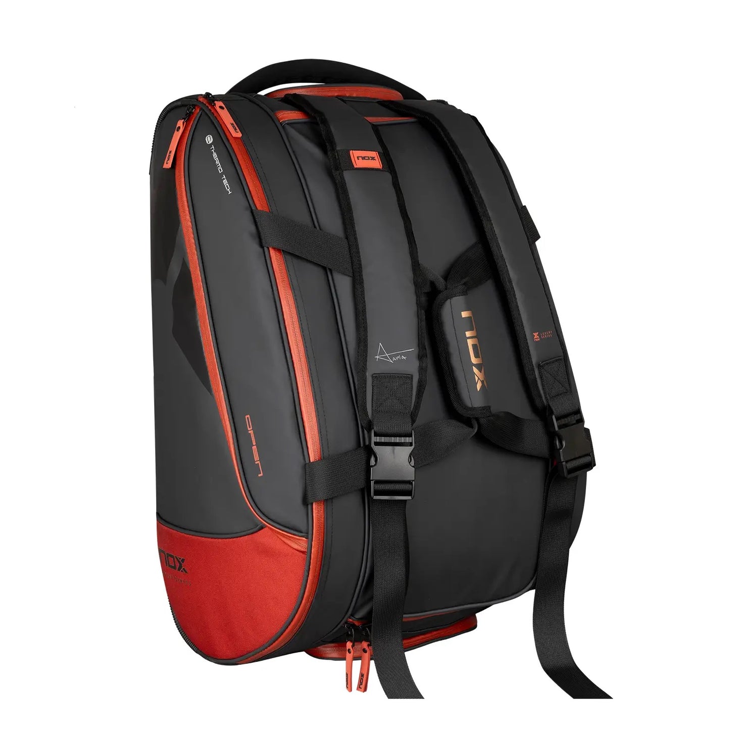 PALETERO NOX LUXURY OPEN SERIES NEGRO ROJO