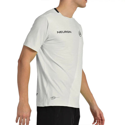 Camiseta Bullpadel Fede Chingotto 25I Blanco Piedra