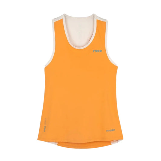 NOX CAMISETA DE TIRANTES MUJER PRO NARANJA