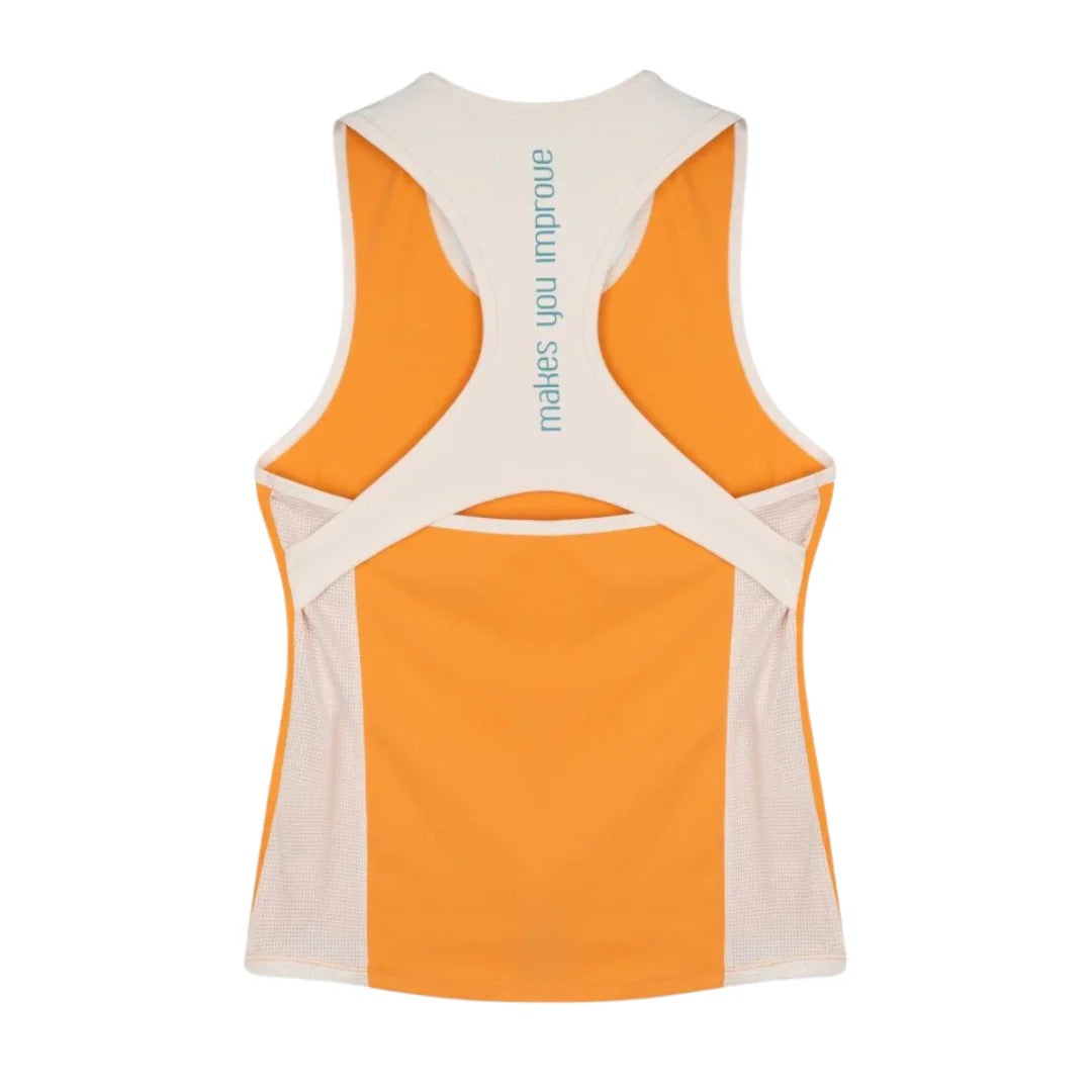 NOX CAMISETA DE TIRANTES MUJER PRO NARANJA
