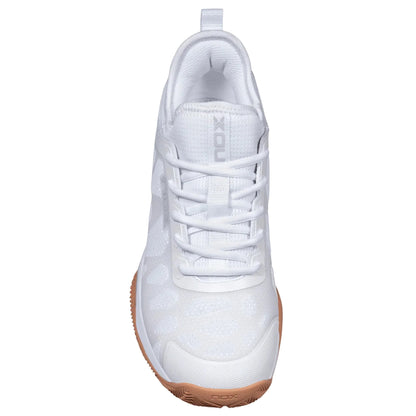NOX TENIS DE PADEL NERBO WHITE/GUM RUBBER