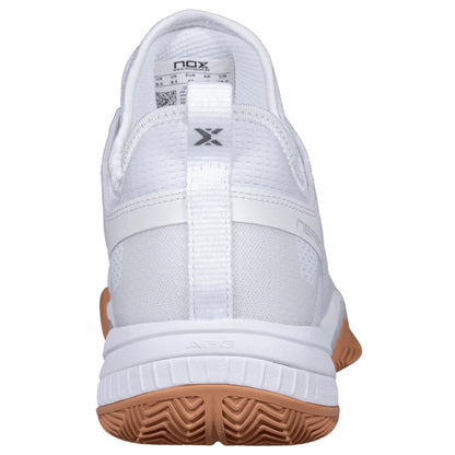 NOX TENIS DE PADEL NERBO WHITE/GUM RUBBER