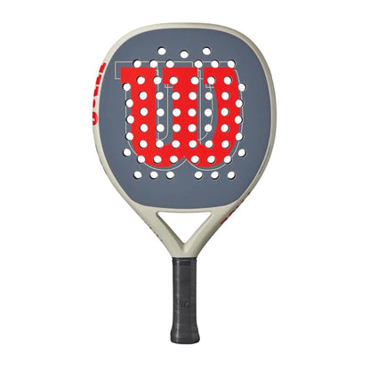 PALA WILSON PACE V1 ARENA/ROJO PARA PÁDEL