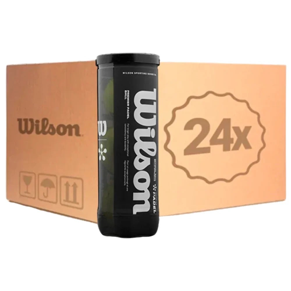 CAJA DE PELOTAS WILSON PREMIER PÁDEL 24 BOTES