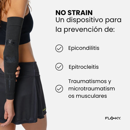 Mangas Floky No Strain Negro (pack 2)