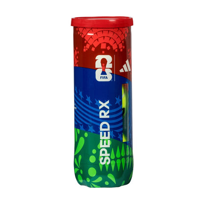 CAJON DE 24 BOTES DE PELOTAS PADEL ADIDAS WORLD CUP 2026 SPEED RX