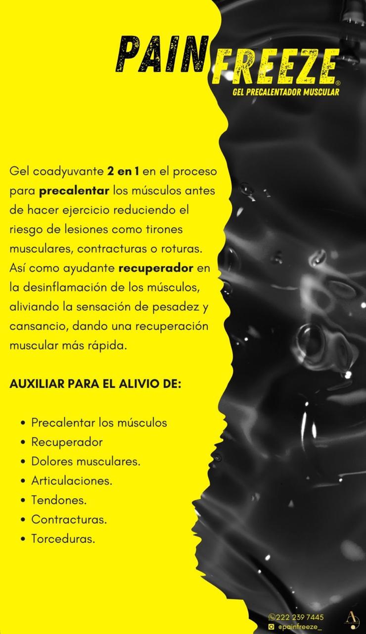 GEL COADYUVANTE (PRECALENTADOR MUSCULAR) PAINFREEZE